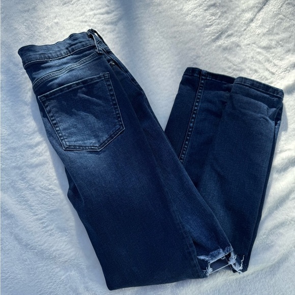 Free People Women’s Distressed Skinny Jeans Size 26 Effortlessly Cool Ripped - Picture 11 of 11